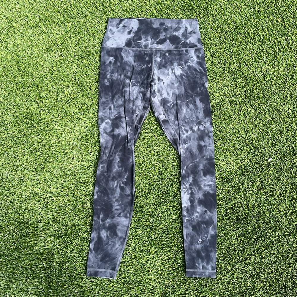 Athletic Tie dye Lululemon align leggings